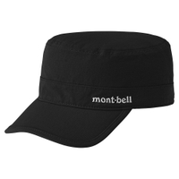 【【蘋果戶外】】mont-bell 1118792 BK 黑 工作帽 Stretch O.D. Work Cap 休閒帽 遮陽帽