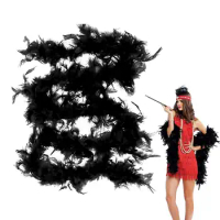 Feather Boas Fancy Dress Feather Boas 2M/6.6ft 7 Colors Dress Boas For Party Wedding Halloween Costume Christmas Tree Decoration