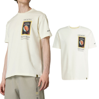Adidas NG U AR F GFX T 男 米黃 運動 休閒 上衣 短袖 JD5962