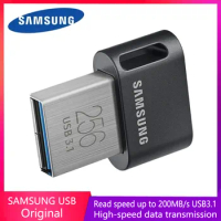 100% Original USB 3.1 Samsung FIT PLUS USB Flash Drive 64GB 128GB 256GB High Speed 300MB/s Pen Drive Memory Stick USB Pendrive