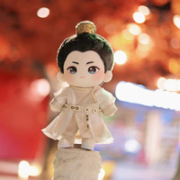Fengqi Luoyang Baili Hongyi Wang Yibo Plush 20cm Doll Toys With Clothes Outfit Cute