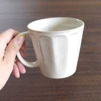 日本製 象牙白陶瓷馬克杯 咖啡杯 茶杯 杯子 水杯 牛奶 杯 下午茶 美濃燒 廚房 廚房餐具 陶瓷