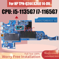 DA0G7GMB8G0 For HP TPN-Q244 X360 14-D Laptop Motherboard i5-1135G7 i7-1165G7 M16646-601 M16647-601 M76434-601 Notebook Mainboard