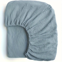 Cadar Buaian Dipasang Muslin, Untuk Tilam Buaian Standard, Lembut dan Bernafas, Sesuai untuk Kanak-k