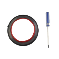 Vacuum Parts Screwdriver Sealing Ring Vacuum Cleaner 11.6*11.6cm Dust Bin For Dyson V10 Sealing Ring For Dyson V10