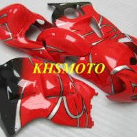 Tank cover+ Fairing KIT for SUZUKI Hayabusa GSXR1300 96 99 00 07 GSXR 1300 1996 2007 ABS Hot red black Fairings set+7gifts SD15