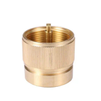 1pc gas cylinder adapter Camping Stove LPG air tank pipe couplings converter gas propane tank refill adapter