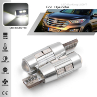 2x Canbus T10 W5W LED Wedge Light Marker โคมไฟหลอดไฟสำหรับ Hyundai Solaris Accent I30 Ix35 Elantra Santa Fe I Fucson Getz Parki888