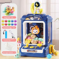 MJ Claw Machine Jumbo Mainan Mesin Capit Boneka Anak dengan Lampu Musik Boneka Gratis Murah Astronau