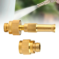 Kuningan Semprotan Cuci Motor - 1/2 Inch Hose Nozzle, Air Lurus Sprayer