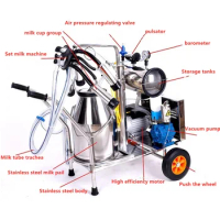 Milk Collection Machine From Cow Automatic Milking Machine Vacuum Pump Portable Machine Goat Milker Mil