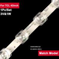 1pc 810mm Square Lens Led Backlight Strip Bar For TCL 43inch 43HR330M21A0 4C-LB4321-HR01J 3V Tv Repair 43L8F 43A820