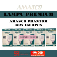 (Paket isi 5Pcs) Lampu Led Phantom 40Watt Warna Putih 6.500K SNI E27