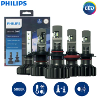 Philips Ultinon Pro9000 H1 H4 H7 LED H8 H11 H16 HB3 HB4 H1R2 Car Headlight 9005 9006 9012 5800K White 250% Bright LED Auto Lamps