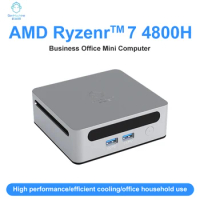 GenMachine New AMD Ryzen 7 4800H Windows 10/11 MINI PC DDR4 MAX 64GB 65W WIFI6(2.4GBPS) RTL8852, BT5.2 4.2GHz Desktop gaming pc