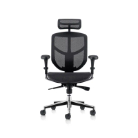 【ERGOHUMAN】ENJOY 企業2.0 舒適再升級 W09-01美製網 鋁合金腳(人體工學椅 辦公椅 全網椅 美國網)