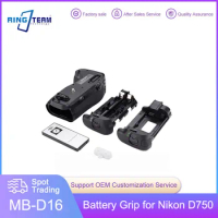 BG-D750 Vertical Battery Grip Replacement as MB-D16 for Nikon D750 DSLR Camera Work EN-EL15 Battery With Remote Control