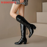 Winter Sweet Black White Women Mid Calf Riding Boots Sexy Round Toe High Heel Lady Shoes Plus Big Size 11 43 46 48