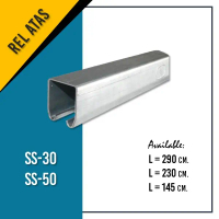 Komponen Pintu Garasi SS - Rel Atas Pintu Garasi SS-50