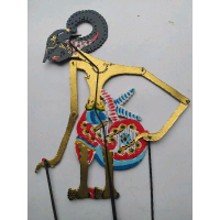 ￼wayang kulit kertas JANAKA JANOKO ARJUNA PERMADI 50 cm