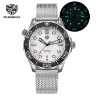 Watchdives WD007 Titanium 42mm Men Dive Watch NTTD NH35 Automatic Movement Domed Sapphire C3 luminous Watches 200M Waterproof