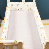 【全場優惠】三面床圍軟包 寶寶嬰兒床圍欄拼接床床上結布套件防撞條北鼻床品