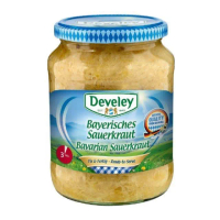 【Develey 黛維莉】德國酸菜 720ml 固形量650g(德國豬腳 德國香腸 台灣總代理 公司貨)