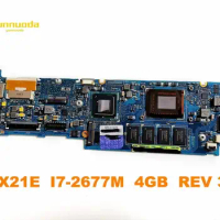 Original for ASUS UX21E laptop motherboard UX21E I7-2677M 4GB REV 3.4 tested good free shipping