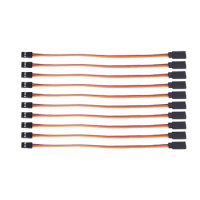 10 Pieces of Male-To-Female Servo Extension Cords for RC Futaba's JR Remote Servo Extension Cord Wire and Cable (500 mm)