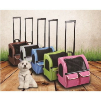 加大版寵物外出拉桿包 可手提/後背/拉桿 提籠 狗外出包 貓外出包 推車 寵物行李箱 背包
