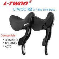 LTWOO R2 Road Bike Shifters 2x7Speed Lever Brake 2x7 speed Road Bicycle Derailleur Compatible R6800 Claris Sora st-a070 STI