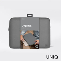 UNIQ MacBook 16吋 Cyprus 輕薄毛絨內膽包-泥灰色
