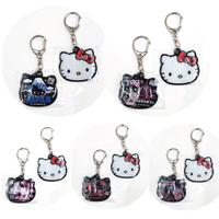 小禮堂 Sanrio 三麗鷗 Hello Kitty 大臉造型鑰匙圈 (日本景點)