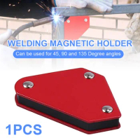 1pc Mini Welding Magnetic Holder Strong Magnet 3 Angle Arrow Welder Positioner Multi-Angle Power Soldering Locator Tool Portable