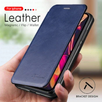 Leather Book Cover for Apple iphone 13 mini 12 Pro Max Magnetic Flip Wallet 360 Anti Shock Covers For ifhone 12 mini Phone Case