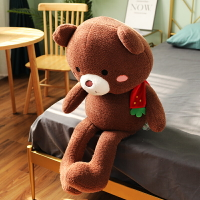 巧克力小熊公仔毛絨玩具抱熊玩偶睡覺抱泰迪熊床上玩偶布娃娃女孩