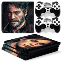 The Last of Us PS4 PRO Skin Sticker Decal Cover for ps4 pro Console and 2 Controllers PS4 pro skin Vinyl
