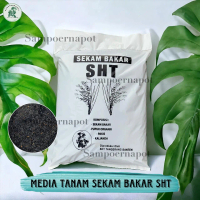 MEDIA TANAM SEKAM BAKAR SHT ORGANIK KEMASAN PABRIK - SEKAM BAKAR SHT