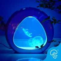 Beginner Jellyfish Tank Living Object Set for Red Moon, Sea and Moon Aquarium fish Desktop Mini Fish Tank Small 5th Generation