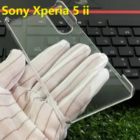 For Sony Xperia 5 ii Phone Case Crystal Invisible Hard PC Cover Clear Cases Protect Back Shell
