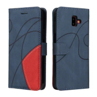 Samsung Galaxy J6 Prime Case Leather Wallet Flip Cover Samsung Galaxy J6 Prime Phone Case For Galaxy J6 Plus Luxury Flip Case