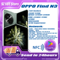 Original OPPO Find N3 5G Phone 7.82'' OLED Screen 67W Super VOOC Charge 4085mAh Battery 48MP Camera OTG Google Play Store NFC