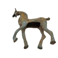Chinese Collection of Ancient Copper Plating and Han Dynasty Horse Family Decoration