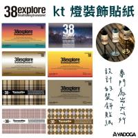 【野道家】38explore-38-kt 燈裝飾貼紙