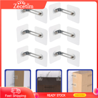 Zecetim 6 Pcs Furniture Anchor Wall Child Proofing Anchors Book Rack Kids Shelf No Punching Anti-fall Baby