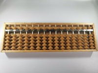 日本 老算盤，采用傳統木作榫卯工藝，算盤厚重壓手，算盤子打磨