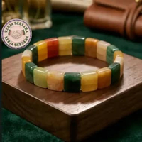 Gelang batu akik cempaka kotak