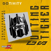 Cutting Sticker TRANSFORMERS - OPTIMUS PRIME