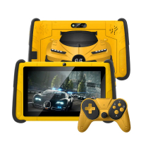 Kereta Sukan Tablet, Untuk Kanak-kanak, Saiz 7 inci, dengan 2 Alat Kawalan Permainan Consoles Games