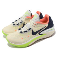 【NIKE 耐吉】籃球鞋 Air Zoom G.T. Cut 2 EP 男鞋 螢光綠 藍 米白 反光 氣墊(FB1961-141)